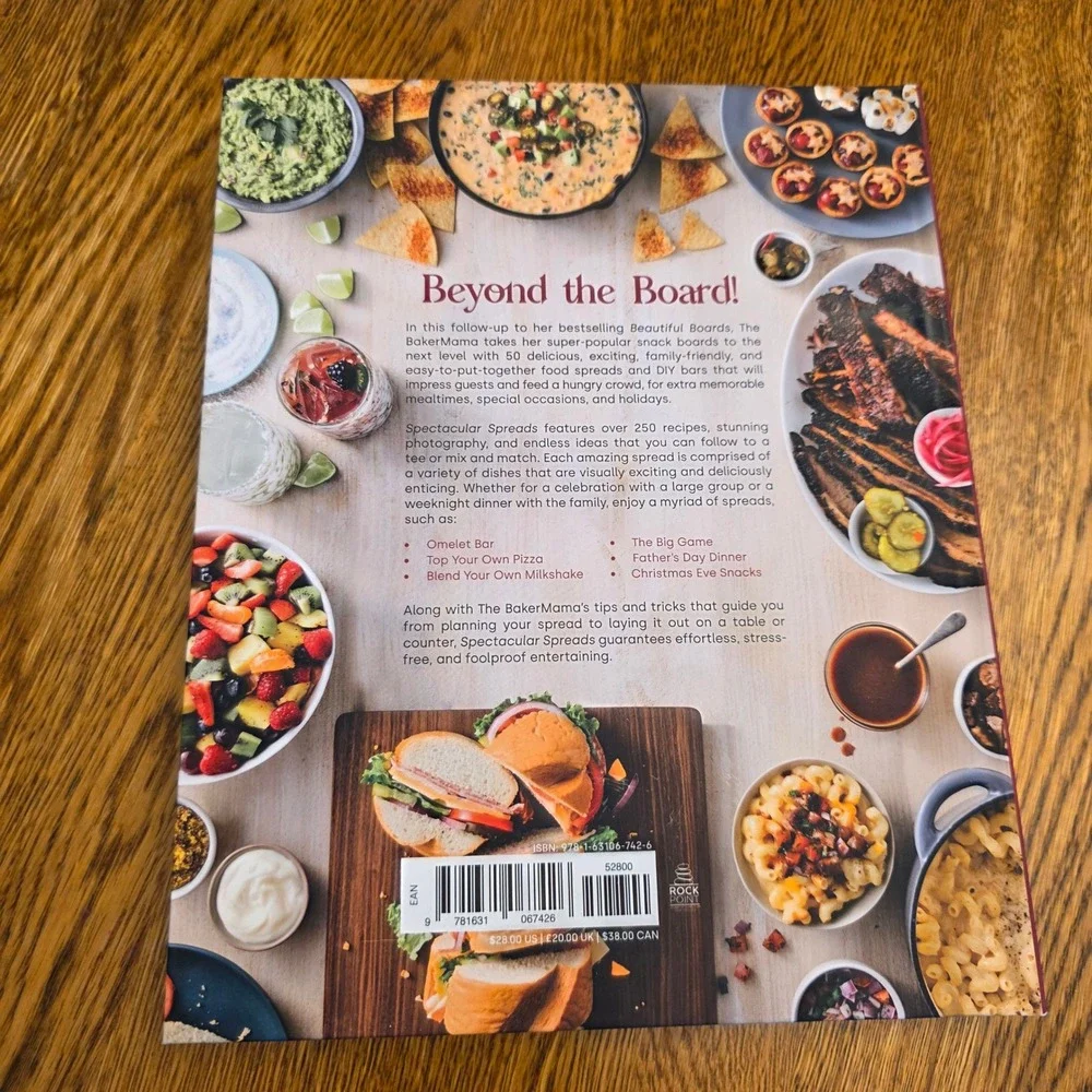 Spectacular Spreads‎ Maegan Brown The BakerMama Cookbook Hardcover Housewarming